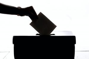 Someone voting