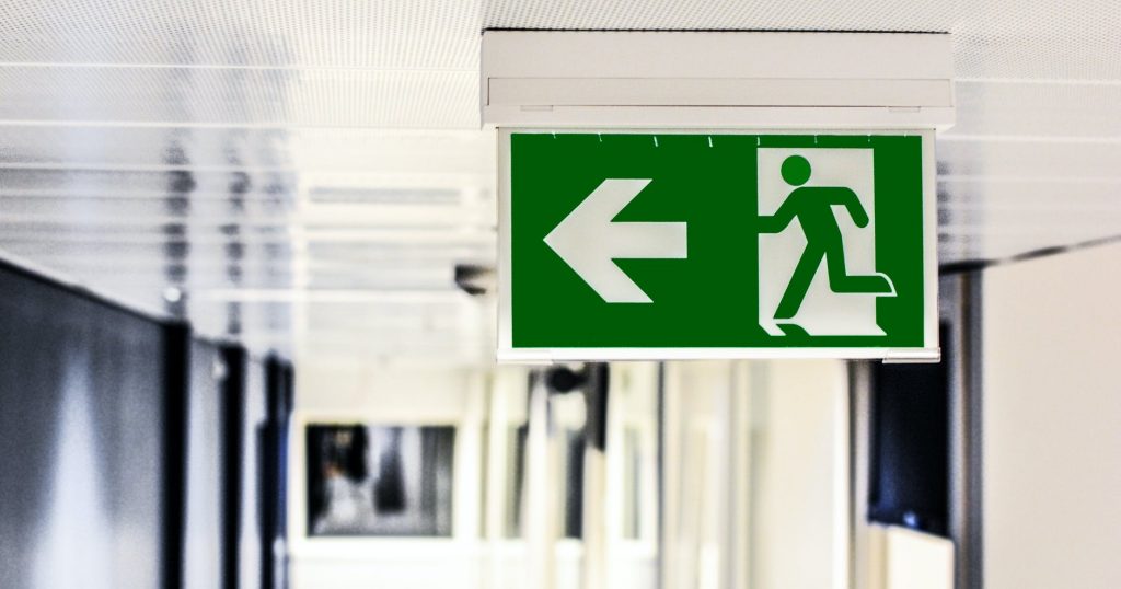 US Individualism And A US Collective Identity, exit sign