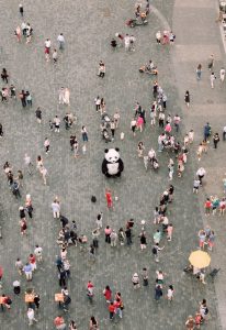 clustering people (with a panda)