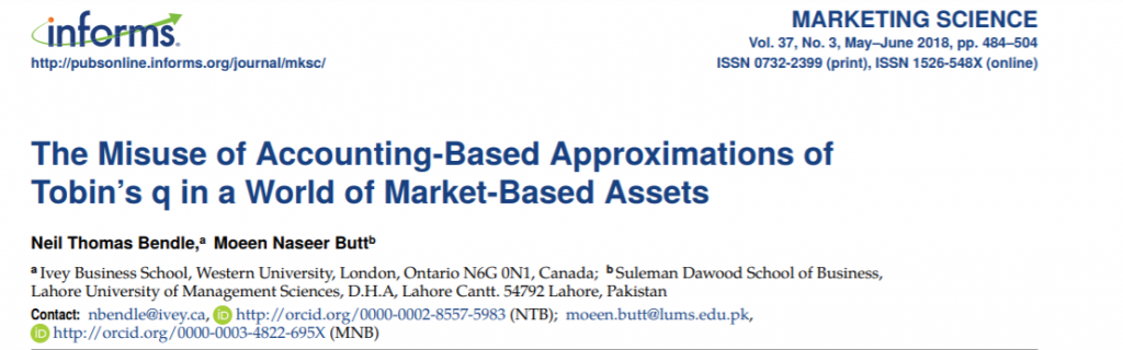 Marketing Science Journal for Marketing PhD Applications