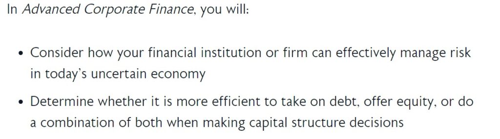 Advanced Corporate Finance Course At Wharton, Accessed June 18, 2022, Would Joseph Wharton Approve?